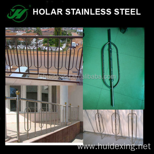 Stainless steel balcony railing handrail glass clamp